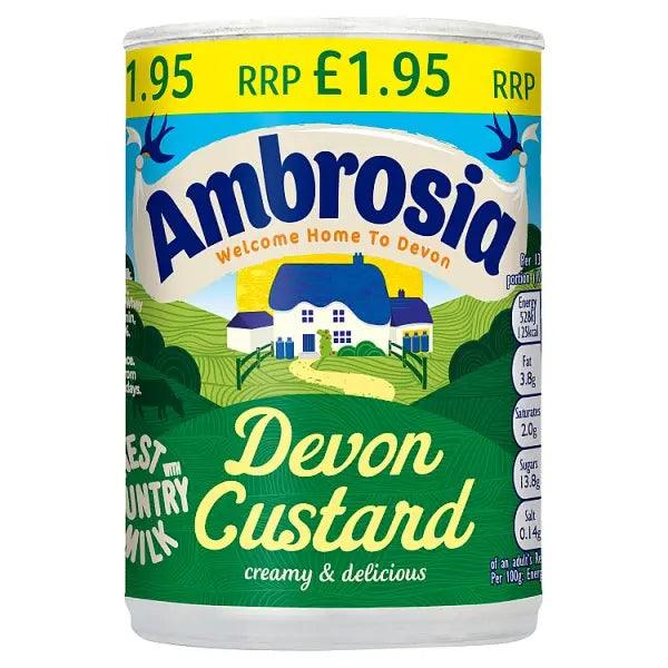 Ambrosia Devon Custard 400g (Case of 12) - Honesty Sales U.K