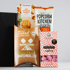 Artisan Sweets Hamper including Popcorn, Fudge and Chocolate - Honesty Sales U.K