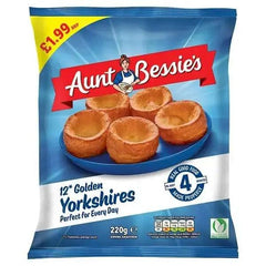 Aunt Bessies 12 Golden Yorkshires 220g - Honesty Sales U.K