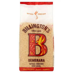 Billington's Demerara Natural Unrefined Cane Sugar 500g (Case of 10) - Honesty Sales U.K
