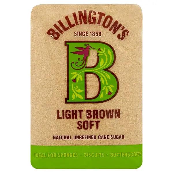 Billington's Light Brown Soft Natural Unrefined Cane Sugar 500g (Case of 10) - Honesty Sales U.K