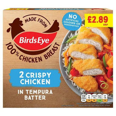 Birds Eye 2 Crispy Chicken in Tempura Batter 170g - Honesty Sales U.K