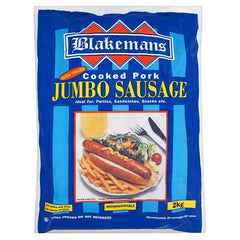 Blakemans Cooked Pork Jumbo Sausage 2kg - Honesty Sales U.K