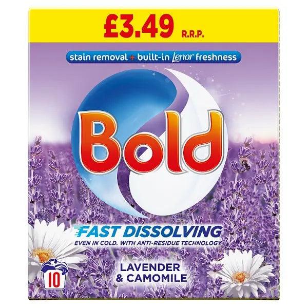 Bold Washing Powder 600g, 10 Washes, Lavender & Camomile - Honesty Sales U.K