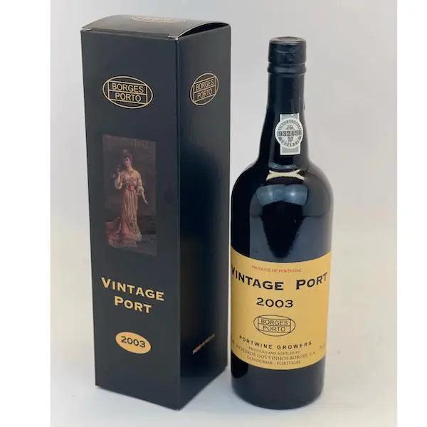 BORGES PORT WINE VINTAGE 2003 (Case of 6 x 75cl) BORGES