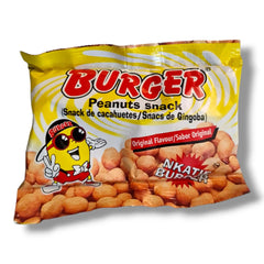 Burger Peanut Snack (Snack de cacahuetes/Snacs de Gingoba) - Nkatia Burger - Honesty Sales U.K