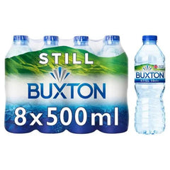 Buxton Still Natural Mineral Water 8x500ml - Honesty Sales U.K