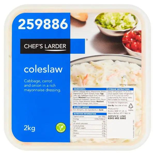 Chef's Larder Coleslaw 2kg - Honesty Sales U.K