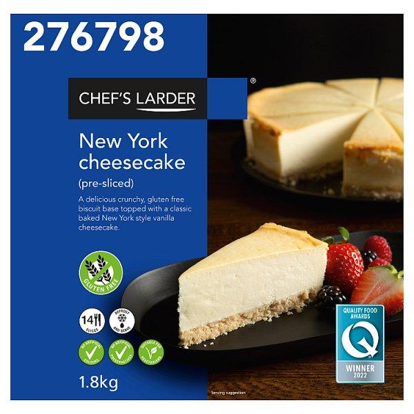 Chef's Larder New York Cheesecake 1.8kg - Honesty Sales U.K