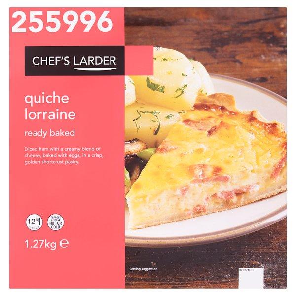 Chef's Larder Quiche Lorraine 1.27kg - Honesty Sales U.K