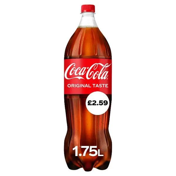 Coca-Cola Original Taste 1.75L (Case of 6) - Honesty Sales U.K