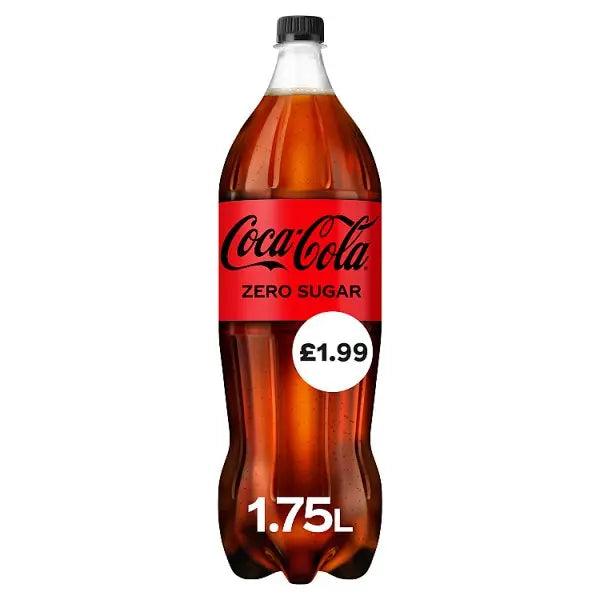 Coca-Cola Zero Sugar 6 x 1.75L (Case of 6) - Honesty Sales U.K