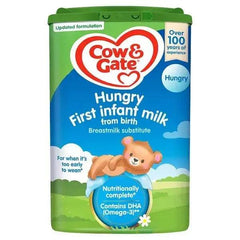 Cow and Gate Hungry First Infant Milk from Birth 800g - Honesty Sales U.K