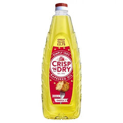 Crisp 'n Dry Rapeseed Oil 1 Litre (Case of 8) - Honesty Sales U.K