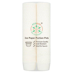 Ecopac 2oz Paper Portion Pots - Honesty Sales U.K