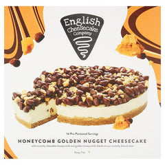 English Cheesecake Company Honeycomb Golden Nugget Cheesecake 1.780kg - Honesty Sales U.K