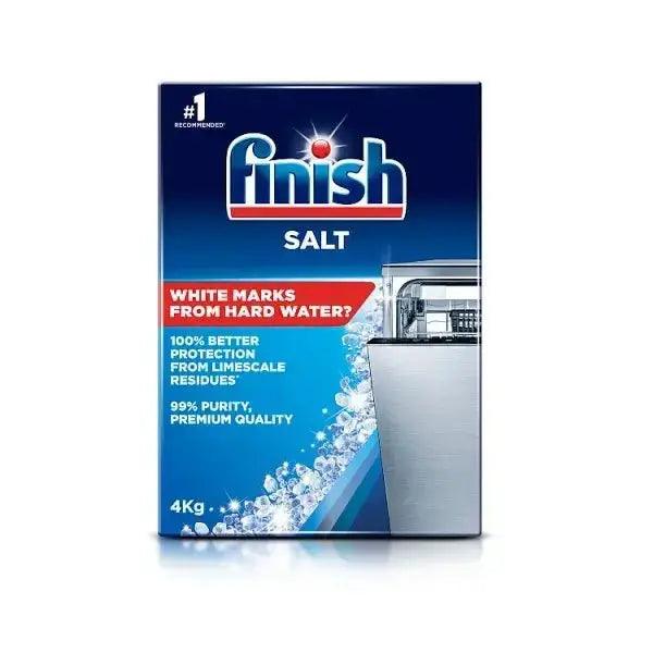 Finish Dishwasher Salt 4Kg, high Purity - Honesty Sales U.K