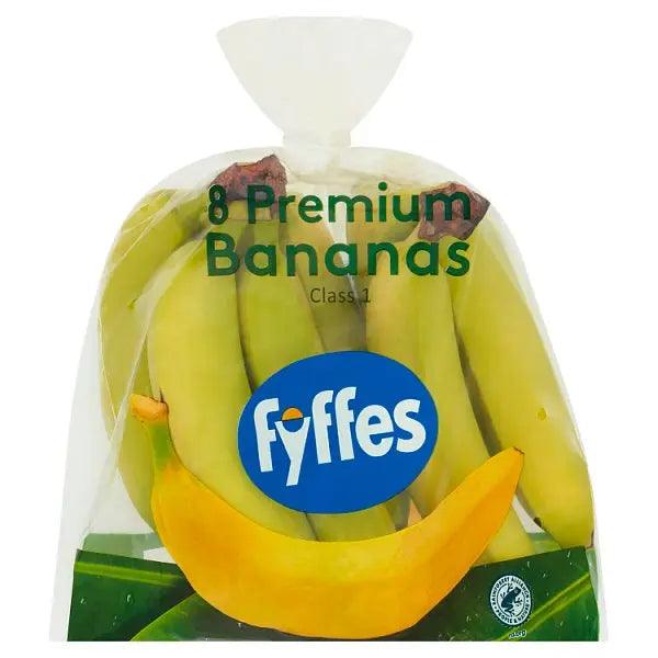Fyffes 8 Premium Bananas - Honesty Sales U.K