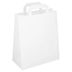 FyNite Medium Block Bottom Take-Away Food Bags-100pcs - Honesty Sales U.K