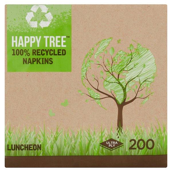 Happy Tree 200 Luncheon Ultra Ply Napkins - Honesty Sales U.K
