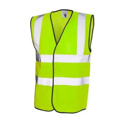Hi Viz Safety Yellow Waistcoat - Honesty Sales U.K