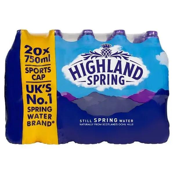 Highland Spring Still Spring Water 750ml (Case of 15) - Honesty Sales U.K