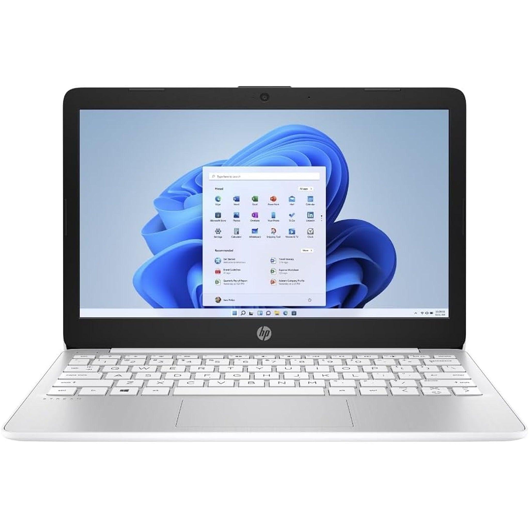 HP Stream 11-ak0030na White Celeron N4020 11.6" 4GB Ram 64GB W/C Win 11 S - 64W22EA - Honesty Sales U.K