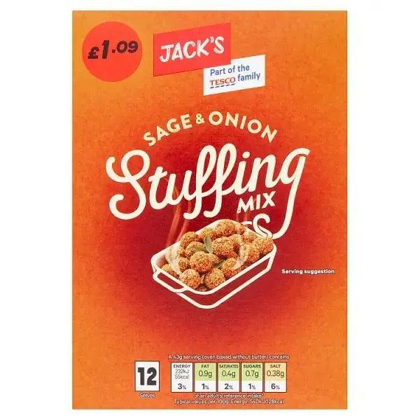 Jack's Sage & Onion Stuffing Mix 170g (Case of 6) - Honesty Sales U.K