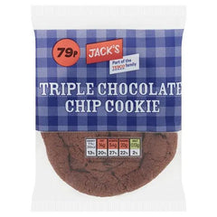 Jack's Triple Chocolate Chip Cookie 55g (Case of 12) - Honesty Sales U.K