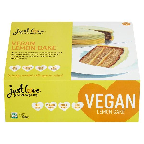 Just Love Food Company Vegan Lemon Cake - Honesty Sales U.K