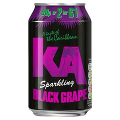 KA Sparkling Black Grape 330ml Can (Case of 24) - Honesty Sales U.K