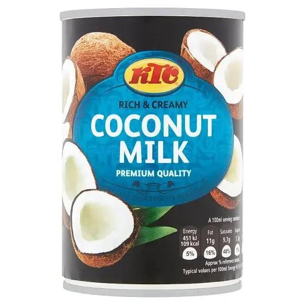 KTC Coconut Milk 400ml (Case of 12) - Honesty Sales U.K