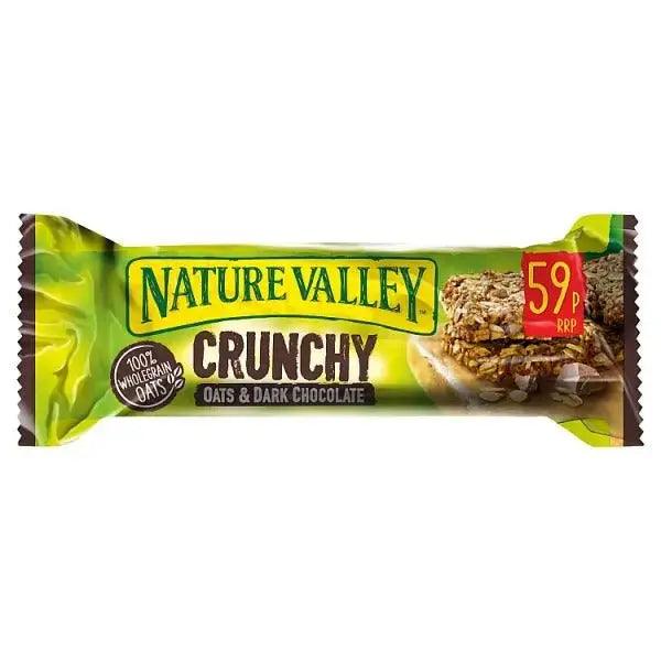 Nature Valley Crunchy Oats & Dark Chocolate Cereal Bar 42g (Case of 18) - Honesty Sales U.K
