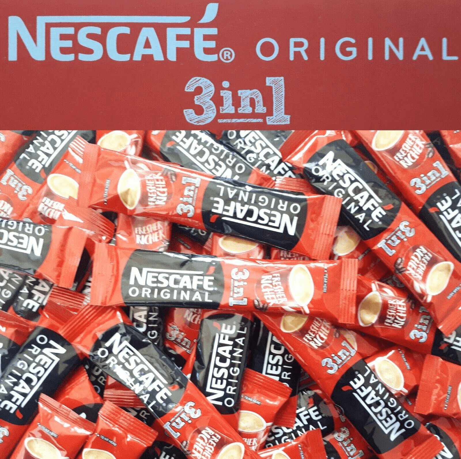 Nescafe 3in1 Original Instant Coffee Sachets - Honesty Sales U.K