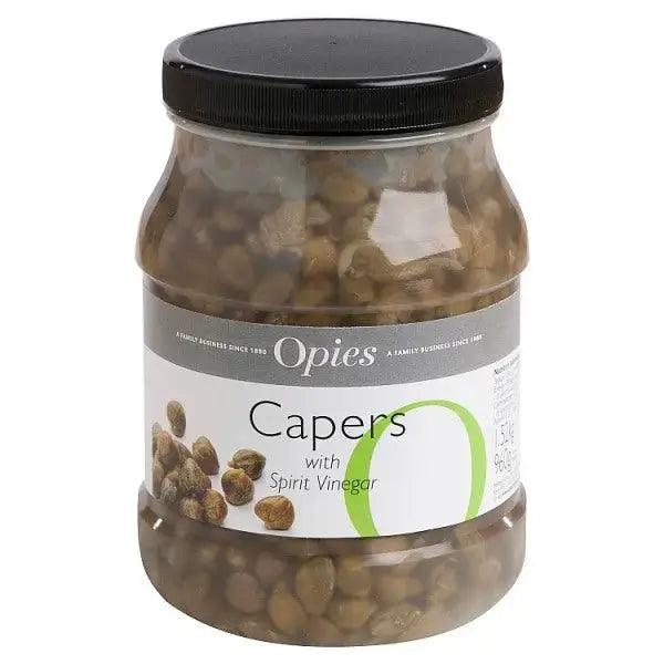 Opies Capers in Vinegar 1.52kg (Drained Weight 960kg) - Honesty Sales U.K