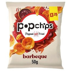 Popchips Barbeque Flavour Potato Snacks 50g (Case of 16) - Honesty Sales U.K