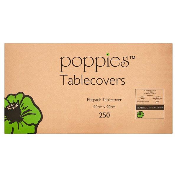 Poppies 250 Flatpack Tablecovers - Honesty Sales U.K