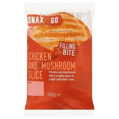 Snax on the Go Chicken and Mushroom Slice 150g (Case of 6) - Honesty Sales U.K