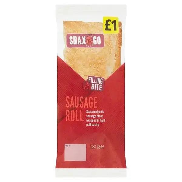 Snax on the Go Sausage Roll 130g (Case of 6) - Honesty Sales U.K