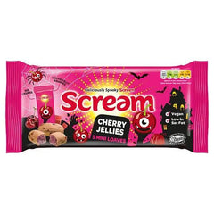 Soreen Scream Cherry Jellies Mini Loaves, Halloween Snack Bars 5 x 30g (Case of 80) - Honesty Sales U.K