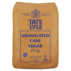 Tate & Lyle Granulated Cane Sugar 25kg - Honesty Sales U.K