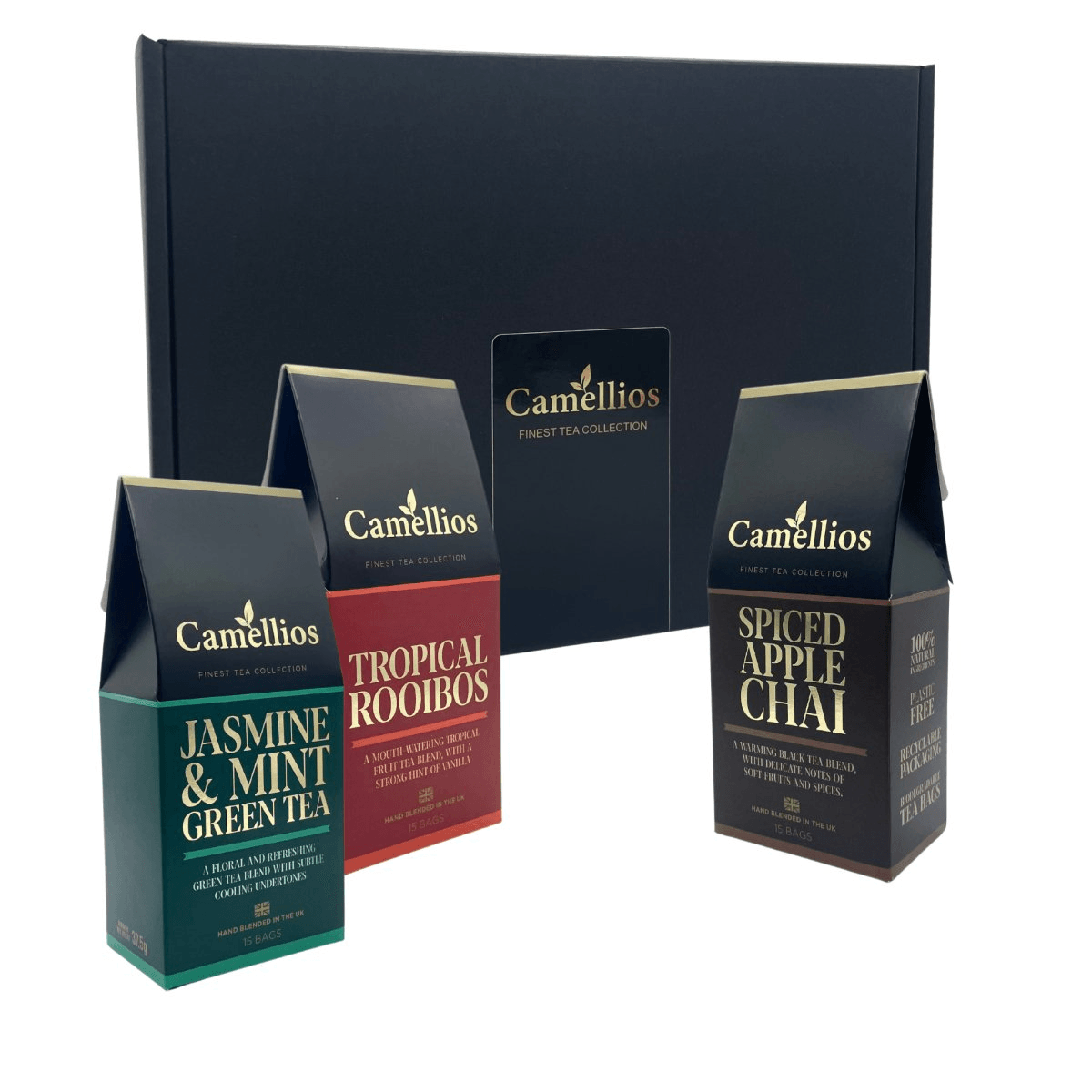 Tea Gift Box - 3 Exotic Tea Blends - Honesty Sales U.K