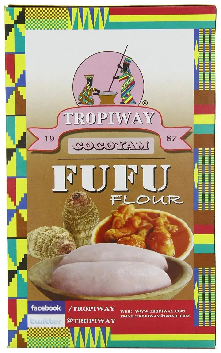 Tropiway Cocoyam Fufu Flour 680g desiccated cocoyam - Honesty Sales U.K
