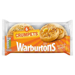 Warburtons 6 Crumpets (Case of 1) - Honesty Sales U.K