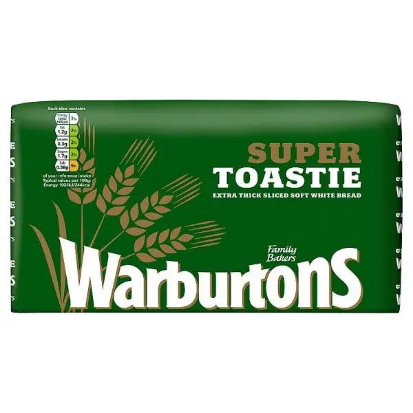 Warburtons Super Toastie Extra Thick White 800g (Case of 1) - Honesty Sales U.K