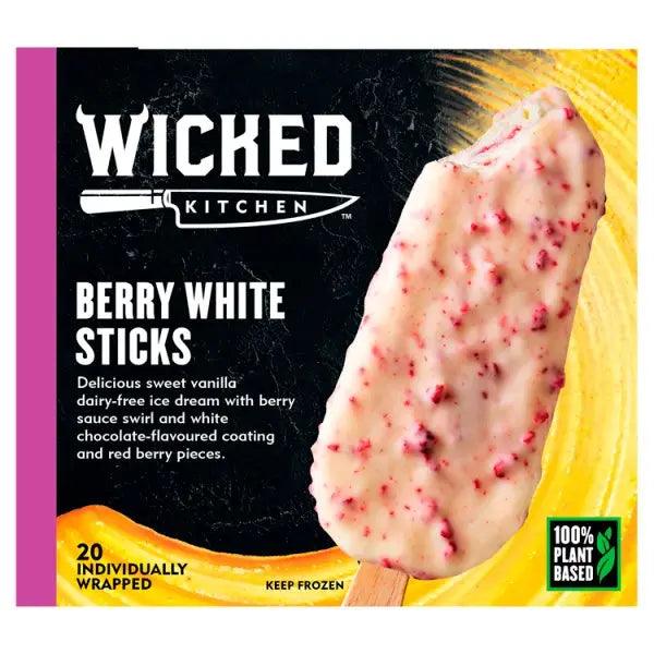 Wicked Kitchen Berry White Sticks 20 x 76g  (Case of 20) - Honesty Sales U.K