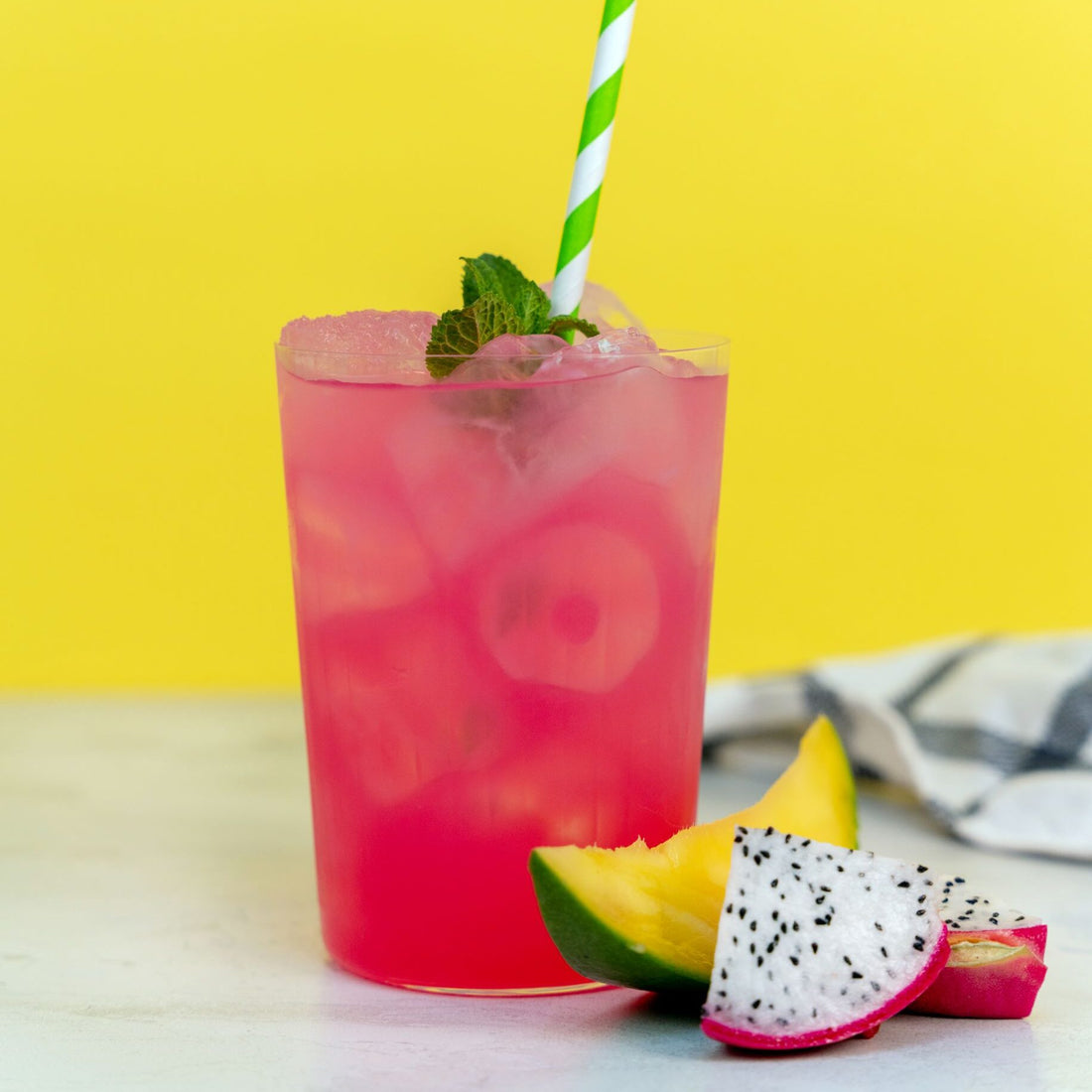 Dragon Fruit and Mango Cooler