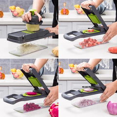 10 In 1 Multifunctional Vegetable Cutter Shredders Slicer With Bowl - Honesty Sales U.K