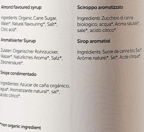 Simply Organic Almond Syrup