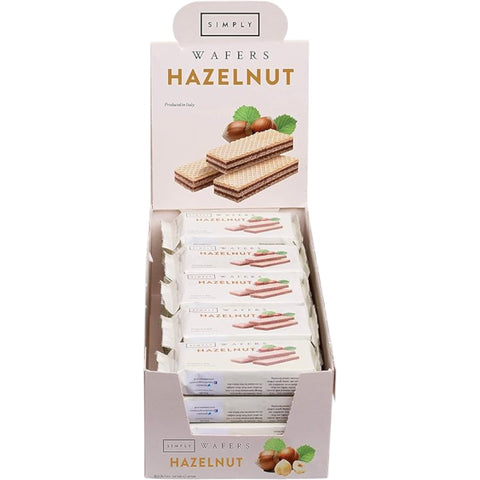 Simply Hazelnut Wafers 45g - Pack of 20